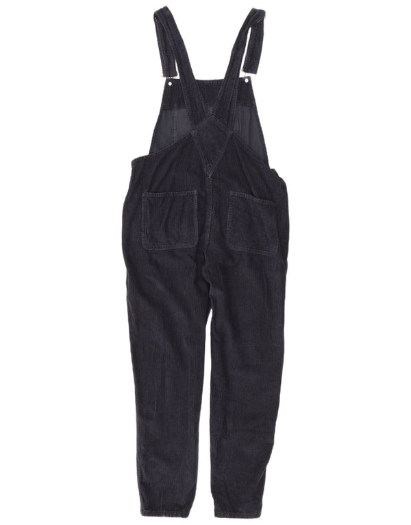 Fat Face Womens Dungarees Corduroy Trousers UK 12 Medium W34 L28 Navy Blue