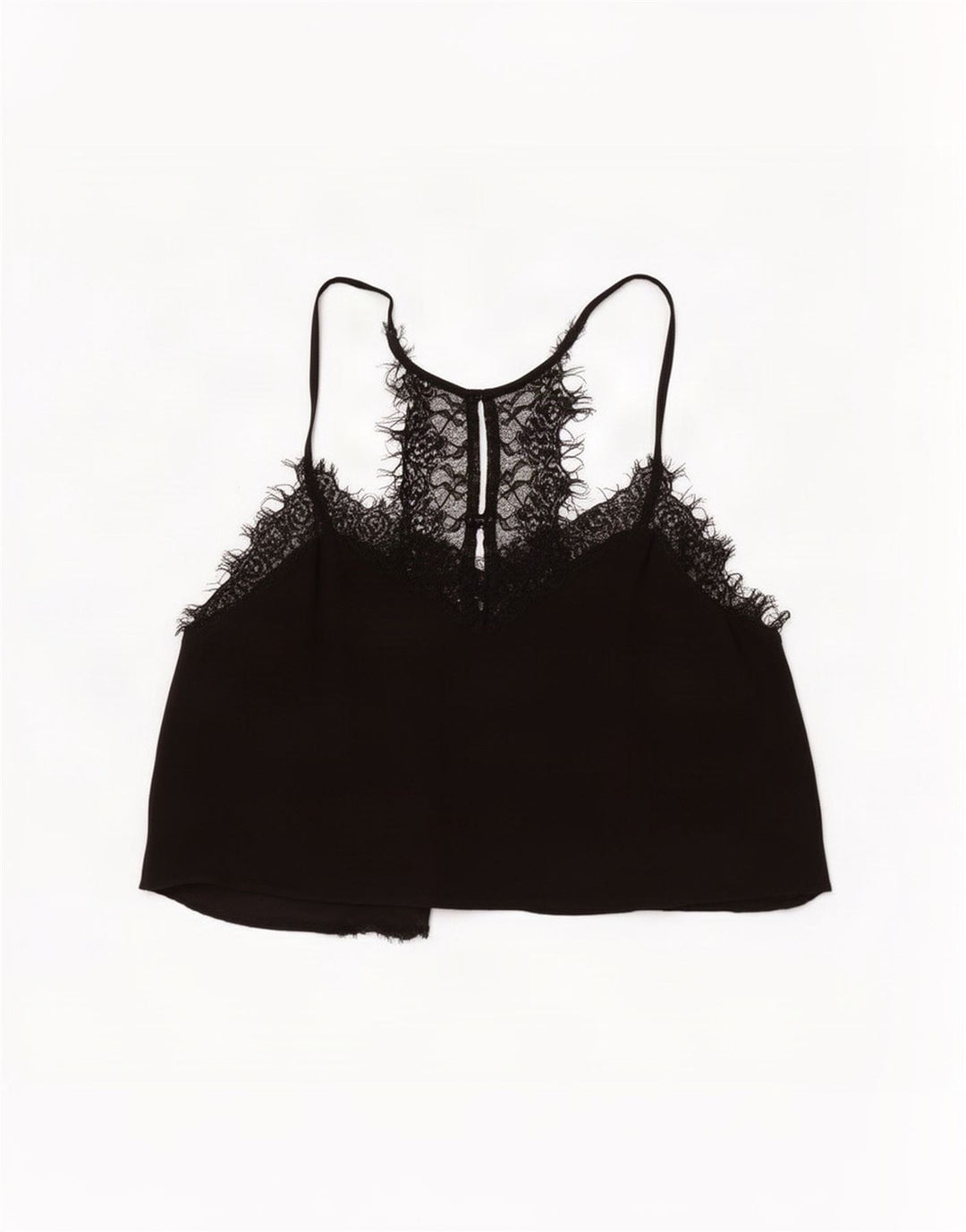 Zara Womens Crop Top UK 10 Small Black Floral