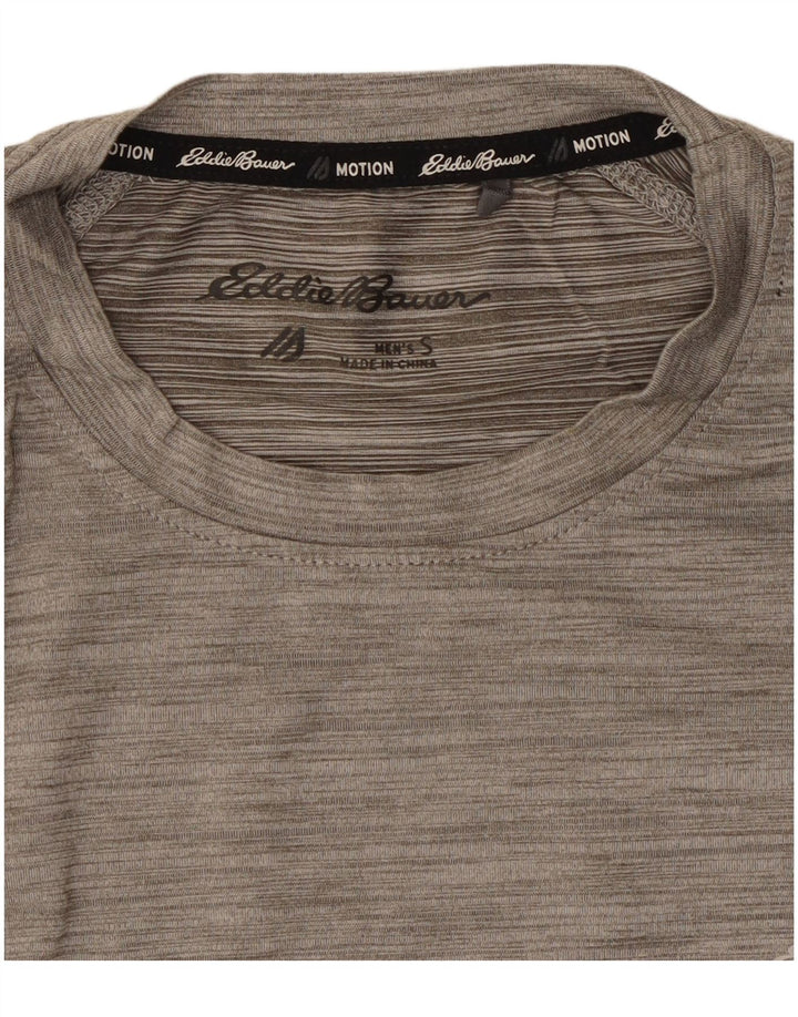 EDDIE BAUER Mens T-Shirt Top Small Grey Flecked