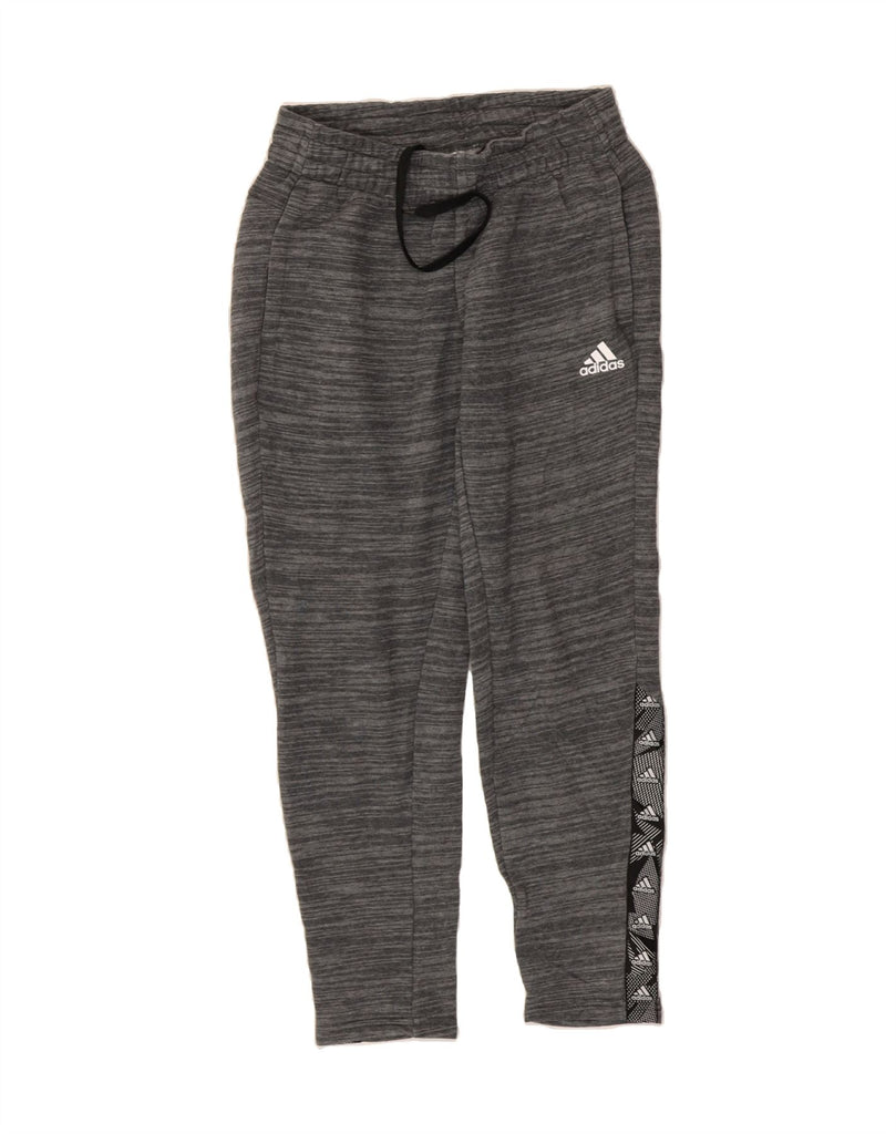 ADIDAS Womens Graphic Tracksuit Trousers Joggers UK 4/6 XS  Grey Flecked Vintage Adidas and Second-Hand Adidas from Messina Hembry 