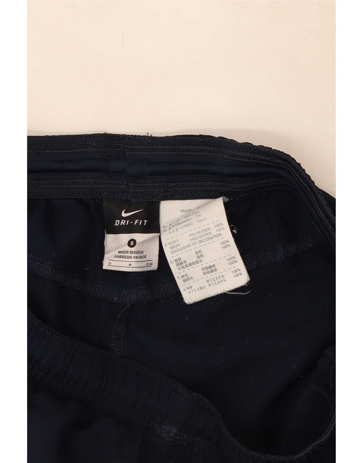 Nike Mens Dri Fit Sport Shorts Small Navy Blue Colourblock Polyester