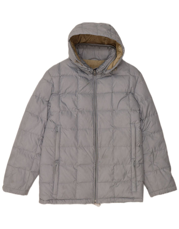 Paul & Shark Womens Hooded Padded Jacket UK 14 Medium Blue