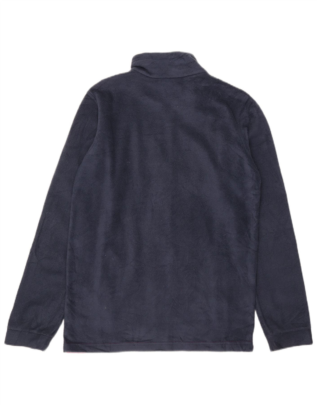 Columbia Boys Fleece Jacket 15-16 Years XL Navy Blue Colourblock Polyester