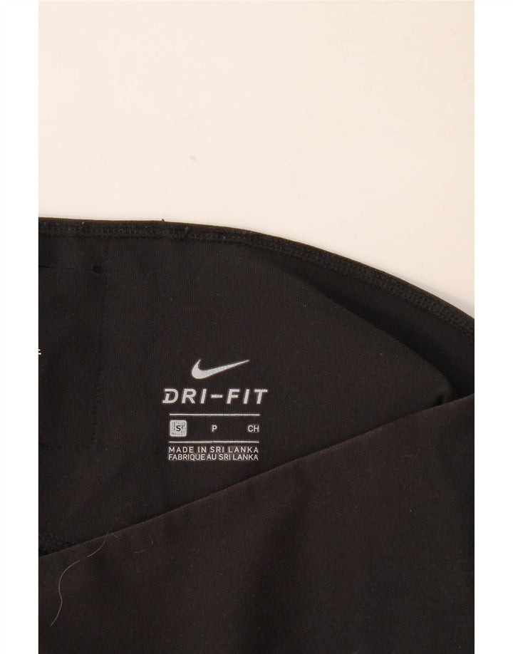 NIKE Womens Dri Fit Leggings UK 10 Small  Black