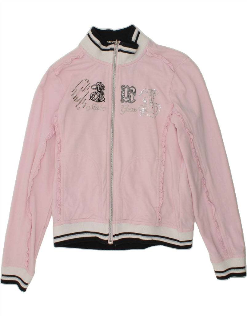 GEOX Girls Tracksuit Top Jacket 9-10 Years Pink Cotton | Vintage Geox | Thrift | Second-Hand Geox | Used Clothing | Messina Hembry 