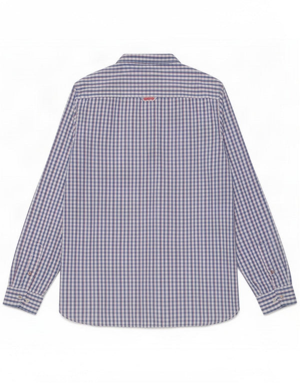 Crew Clothing Mens Slim Fit Shirt Large Blue Gingham