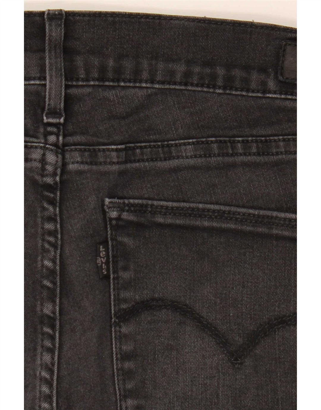 Levi's Womens Skinny Jeans W32 L32 Black Cotton