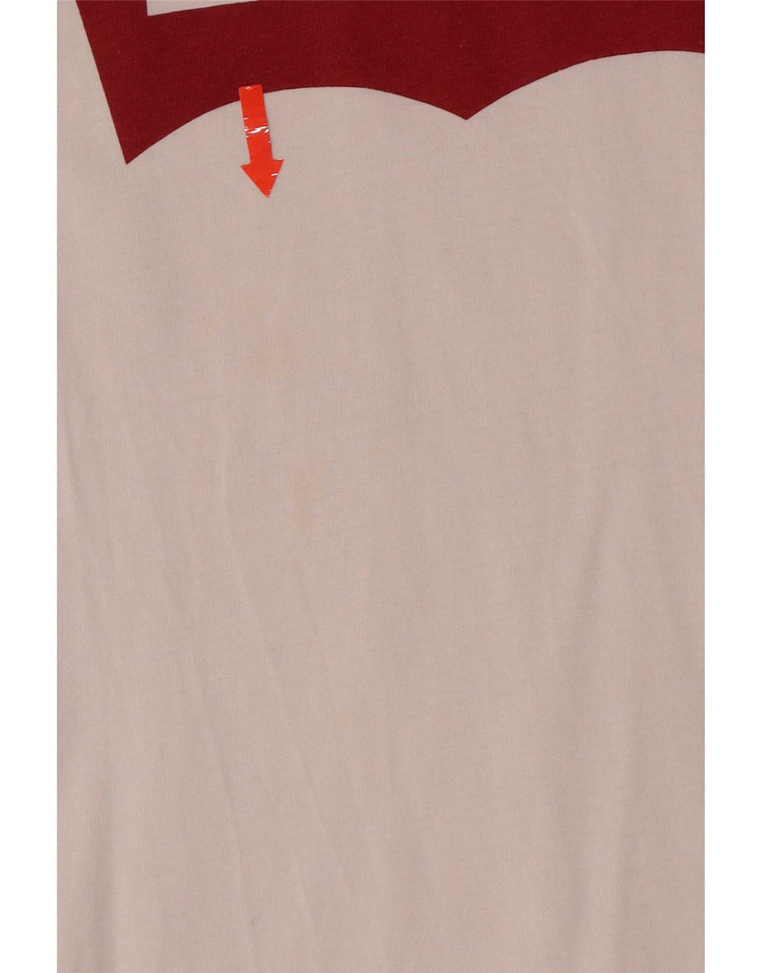 Levi's Mens Regular Fit Graphic T-Shirt Top Small White Cotton Logo