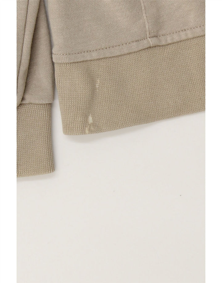 CHAMPION Womens Easy Fit Tracksuit Top Jacket UK 20 2XL Beige Cotton