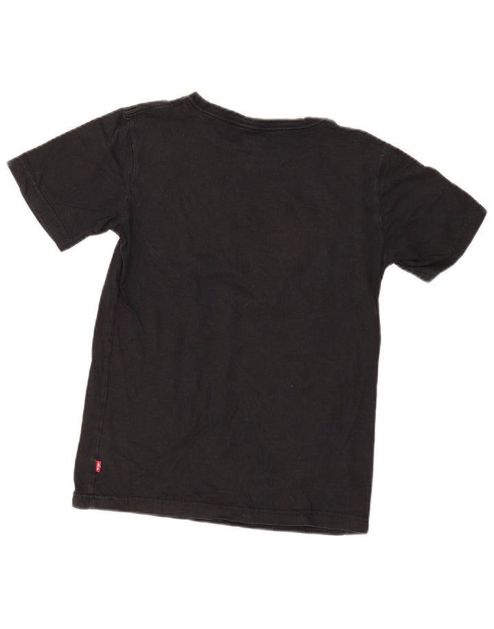 Levi's Boys Graphic T-Shirt Top 12-13 Years Large  Black Cotton
