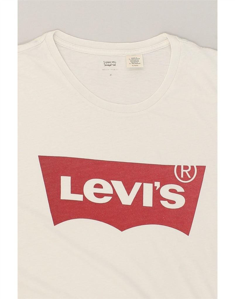 LEVI'S Mens Graphic T-Shirt Top XL White | Vintage Levi's | Thrift | Second-Hand Levi's | Used Clothing | Messina Hembry 