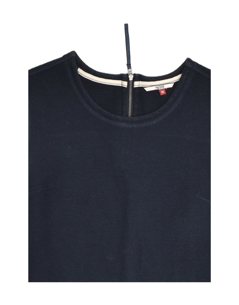 TOMMY HILFIGER Womens Long Sleeve Basic Dress UK 12 Medium Navy Blue | Vintage Tommy Hilfiger | Thrift | Second-Hand Tommy Hilfiger | Used Clothing | Messina Hembry 