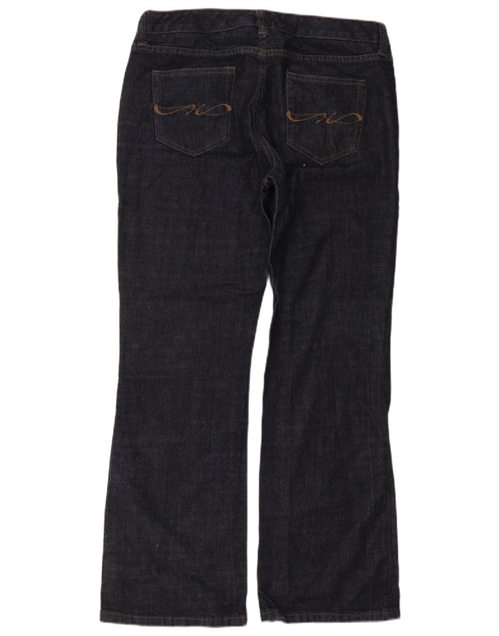 Tommy Hilfiger Womens Bootcut Jeans US 10 Large W31 L30 Navy Blue Cotton