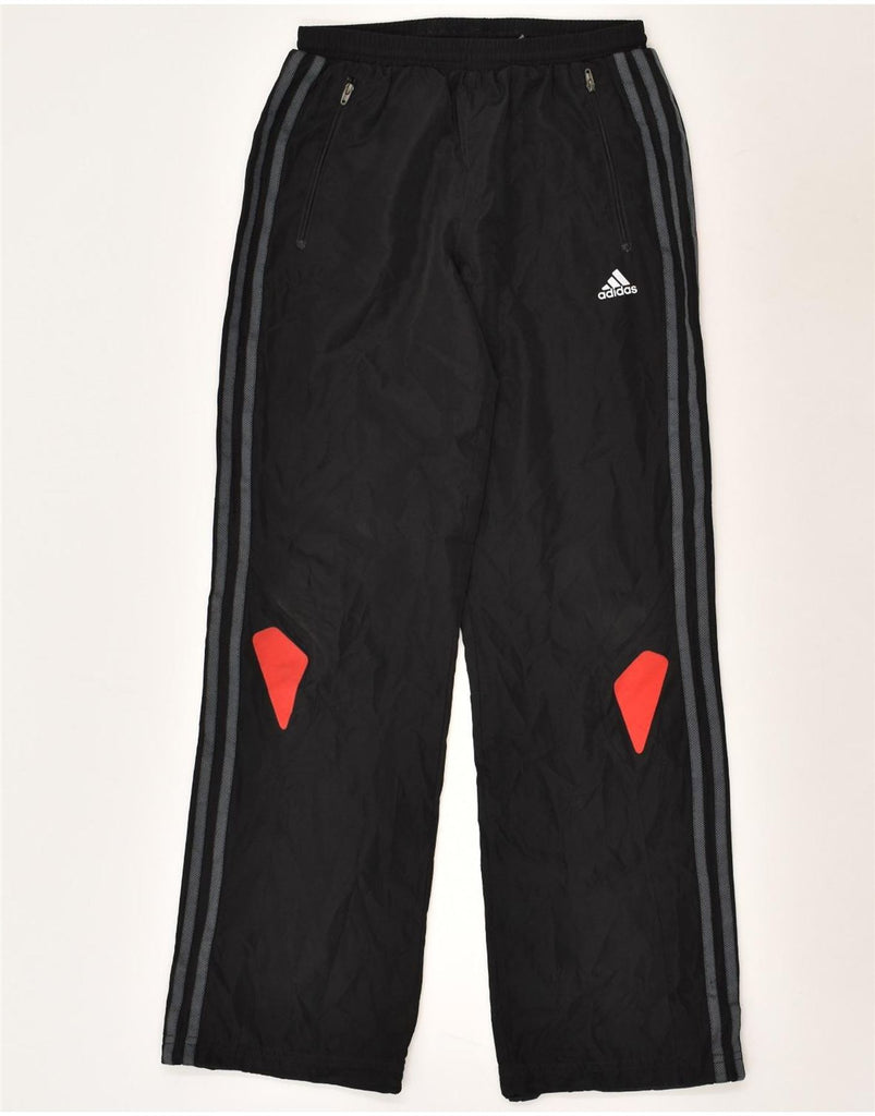 ADIDAS Boys Tracksuit Trousers 11-12 Years  Black Polyester | Vintage Adidas | Thrift | Second-Hand Adidas | Used Clothing | Messina Hembry 