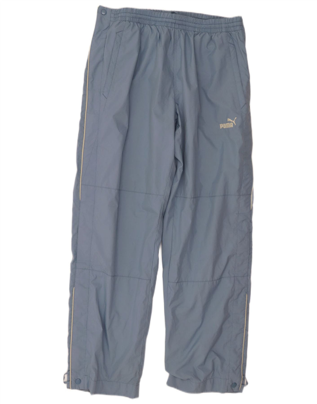 PUMA Mens Tracksuit Trousers Large Blue Polyester