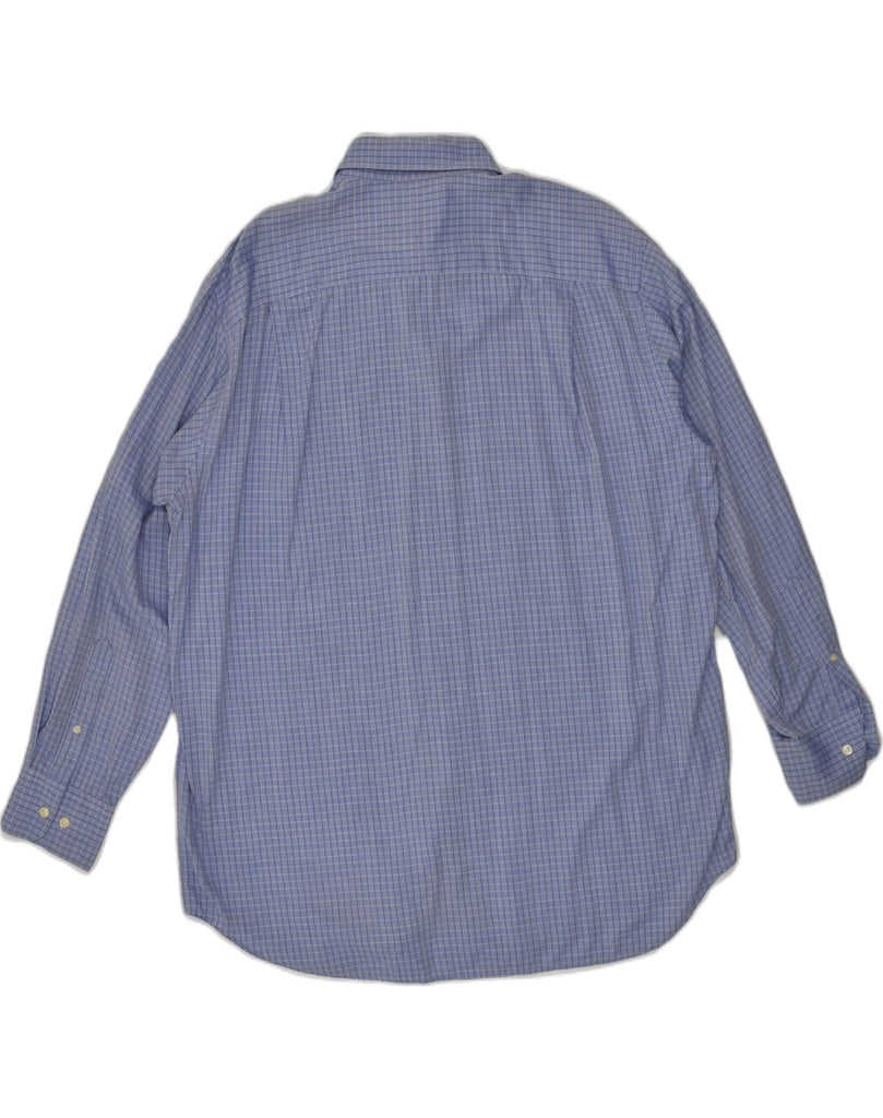 NAUTICA Mens Shirt Size 17 XL Blue Check Cotton | Vintage Nautica | Thrift | Second-Hand Nautica | Used Clothing | Messina Hembry 