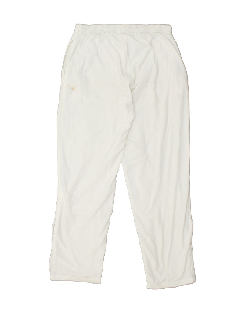 ETIREL Womens Tracksuit Trousers UK 16 Large White Polyester | Vintage Etirel | Thrift | Second-Hand Etirel | Used Clothing | Messina Hembry 