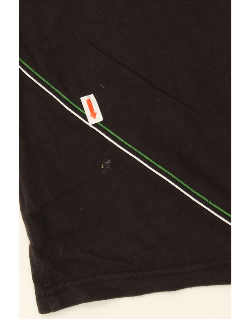 BILLABONG Mens Hooded Graphic Top Long Sleeve Medium Black Check Cotton Vintage Billabong and Second-Hand Billabong from Messina Hembry 