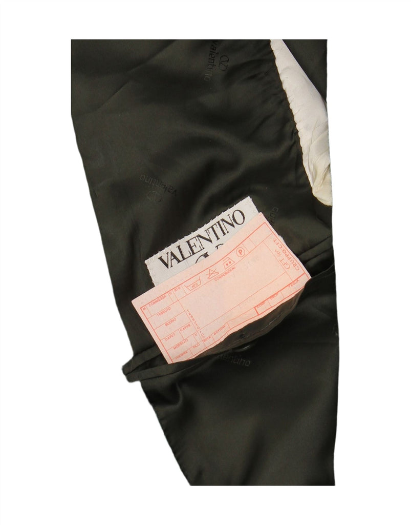 VALENTINO Mens 2 Button Blazer Jacket IT 50 Large Green Wool Vintage Valentino and Second-Hand Valentino from Messina Hembry 