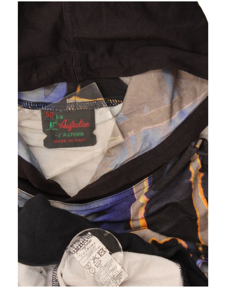 AUSTRALIAN L'ALPINA Mens Hoodie Jumper IT 50 Medium Multicoloured