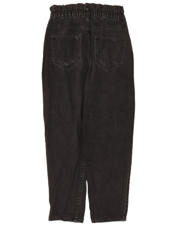 Zara Womens Loose Fit High Waist Jeans Medium W28 L27 Grey