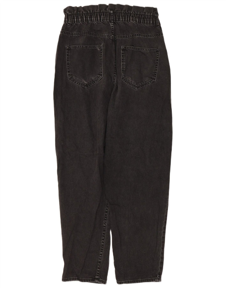 Zara Womens Loose Fit High Waist Jeans Medium W28 L27 Grey