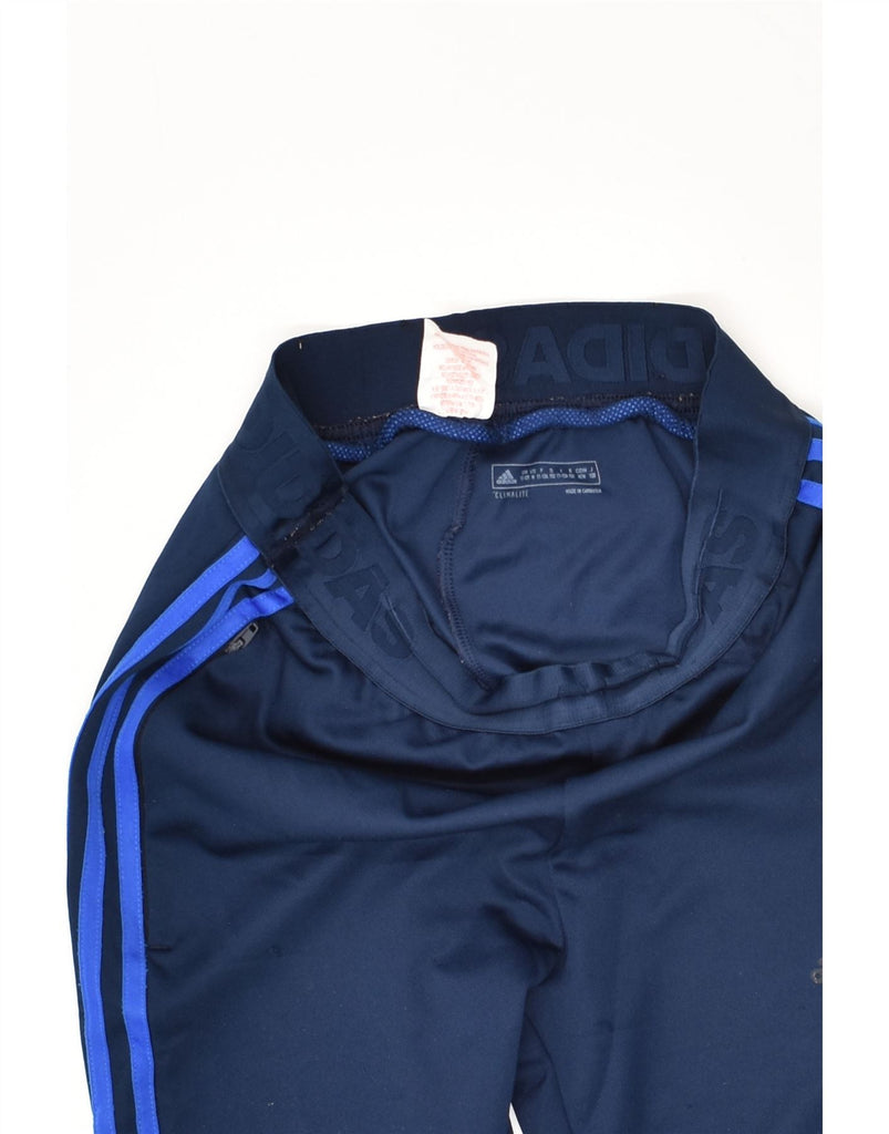 ADIDAS Boys Climalite Tracksuit Trousers 11-12 Years Navy Blue | Vintage Adidas | Thrift | Second-Hand Adidas | Used Clothing | Messina Hembry 