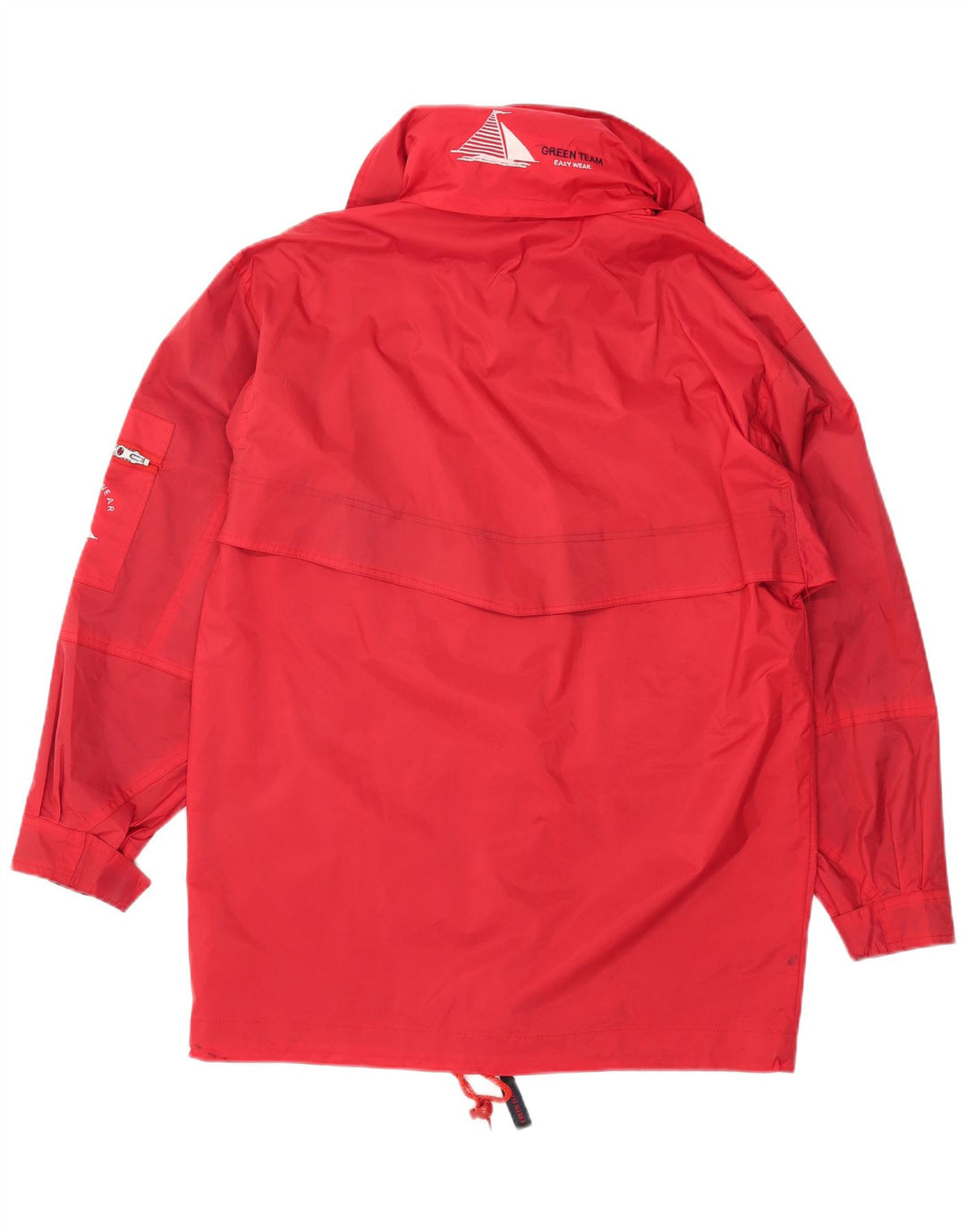 VINTAGE Mens Windbreaker Jacket UK 38 Medium Red Polyamide