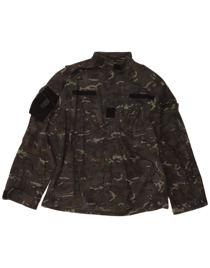 Kombat Mens Military Shirt 2XL Grey Camouflage Polyester