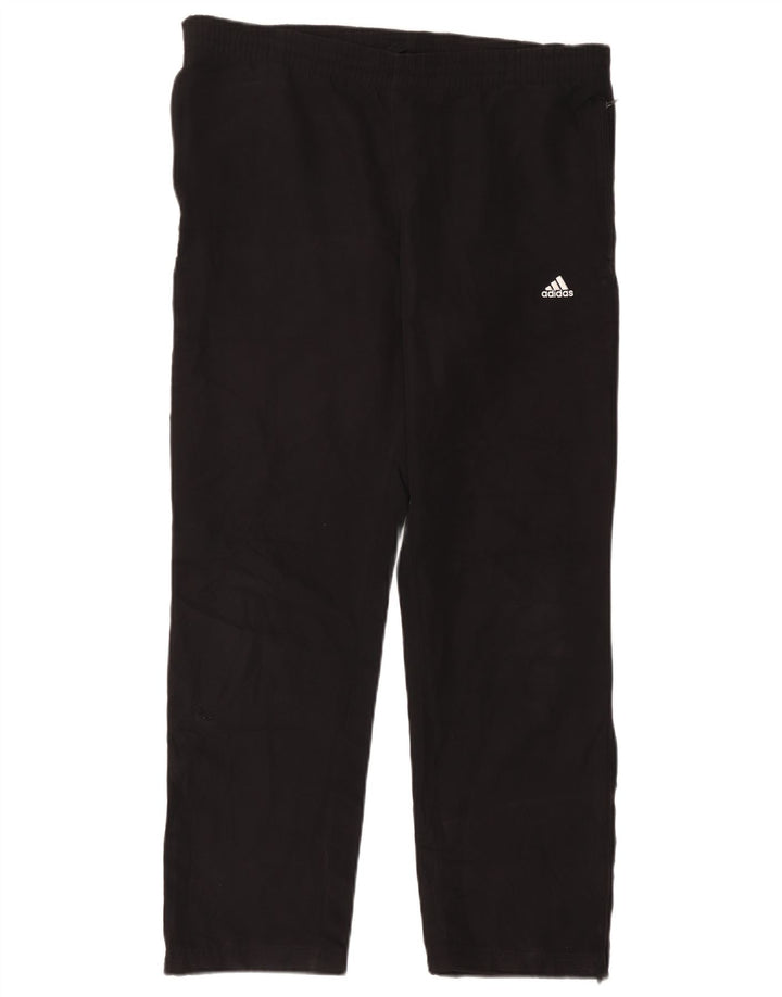 Adidas Mens Tracksuit Trousers Medium  Black Polyester