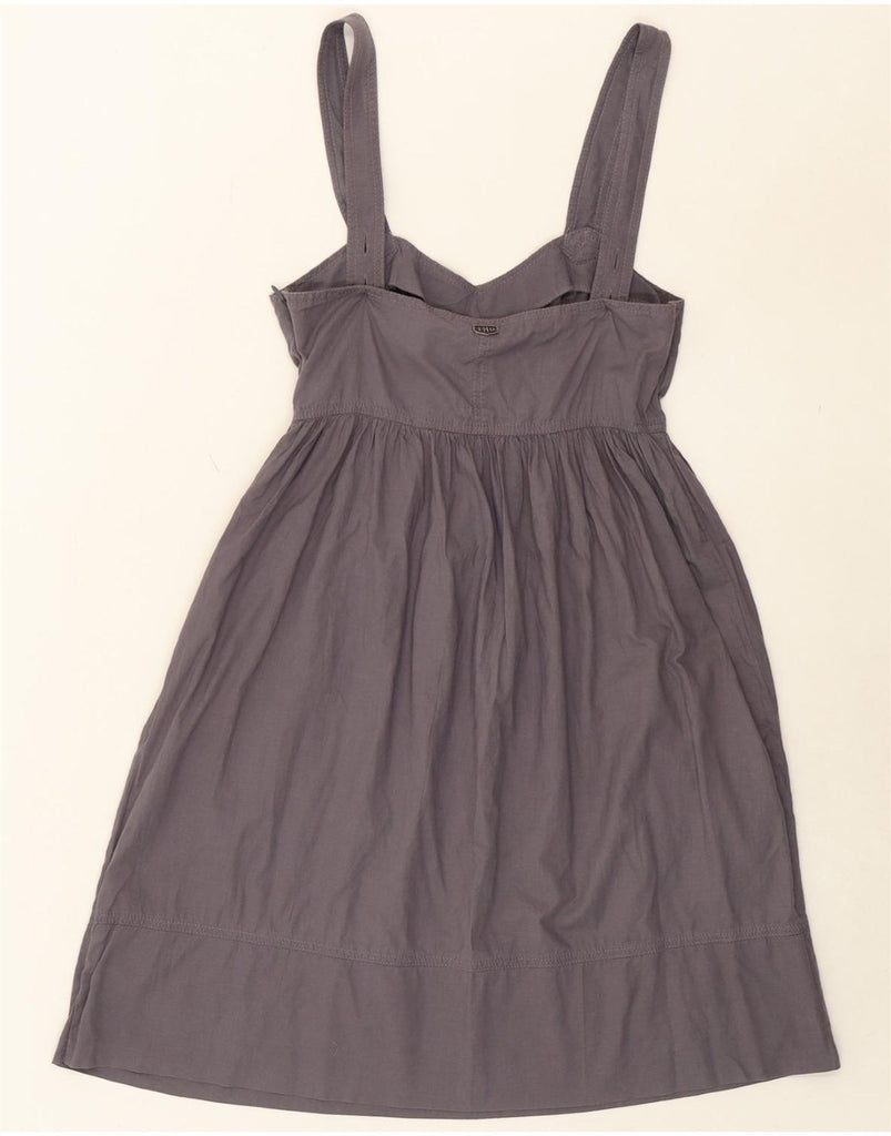 TOMMY HILFIGER Womens Heritage Sleeveless A-Line Dress UK 10 Small Grey Vintage Tommy Hilfiger and Second-Hand Tommy Hilfiger from Messina Hembry 