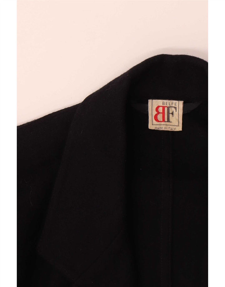 Belfe & Womens Oversized 3/4 Sleeve Blazer Jacket IT 42 Medium Navy Blue