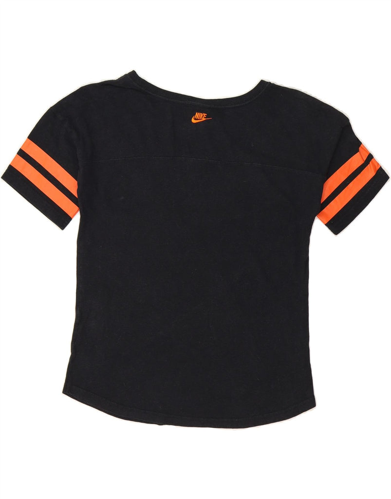 NIKE Womens Oklahoma State Cowboys Graphic T-Shirt Top UK 14 Medium Black Vintage Nike and Second-Hand Nike from Messina Hembry 