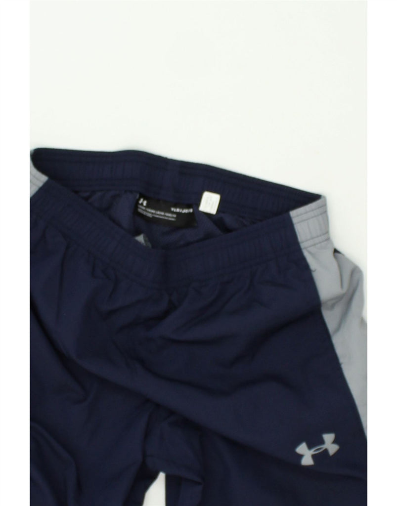 UNDER ARMOUR Boys Tracksuit Trousers 15-16 Years Large Navy Blue | Vintage Under Armour | Thrift | Second-Hand Under Armour | Used Clothing | Messina Hembry 