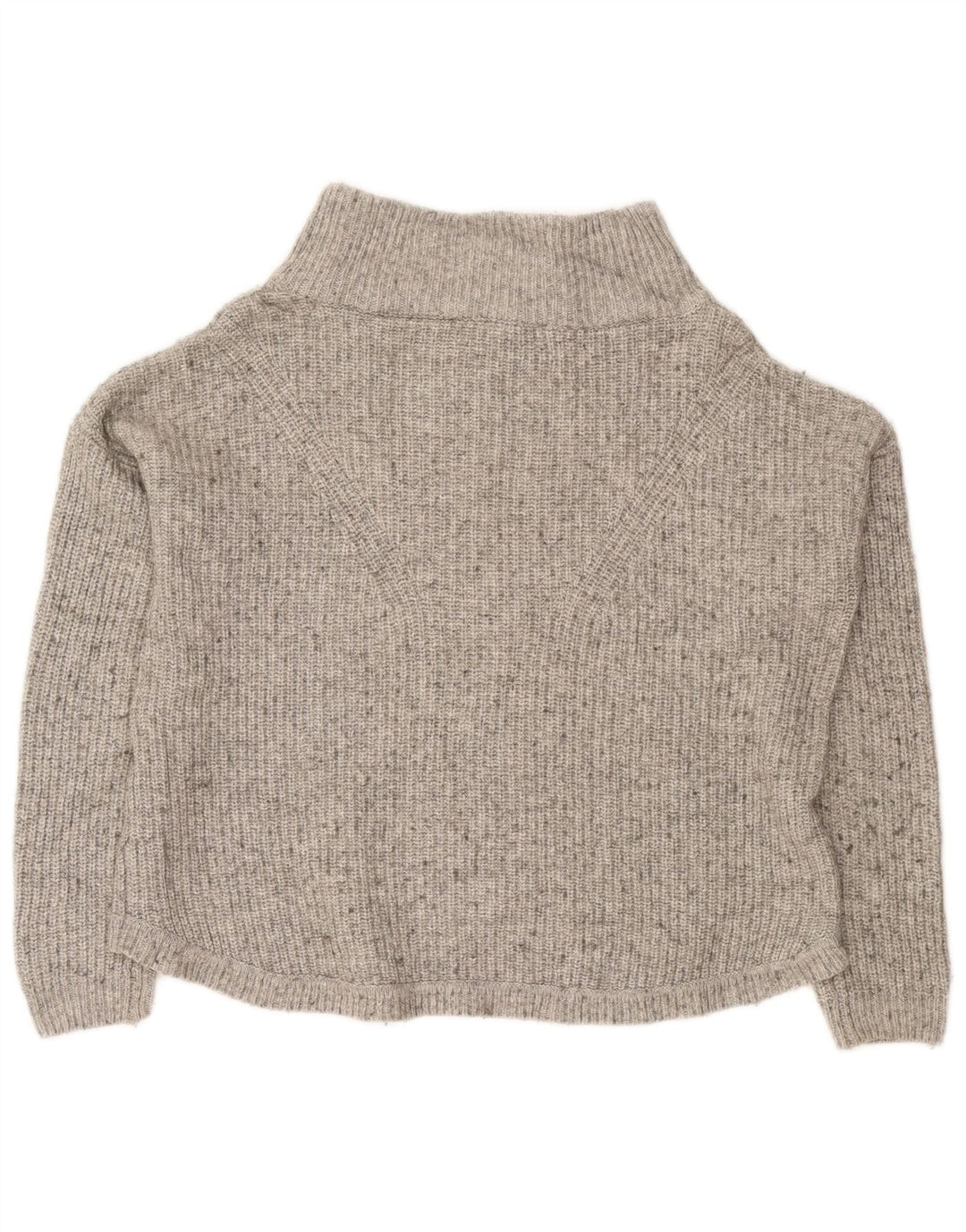FRENCH CONNECTION Womens Turtle Neck Jumper Sweater UK 14 Medium Grey