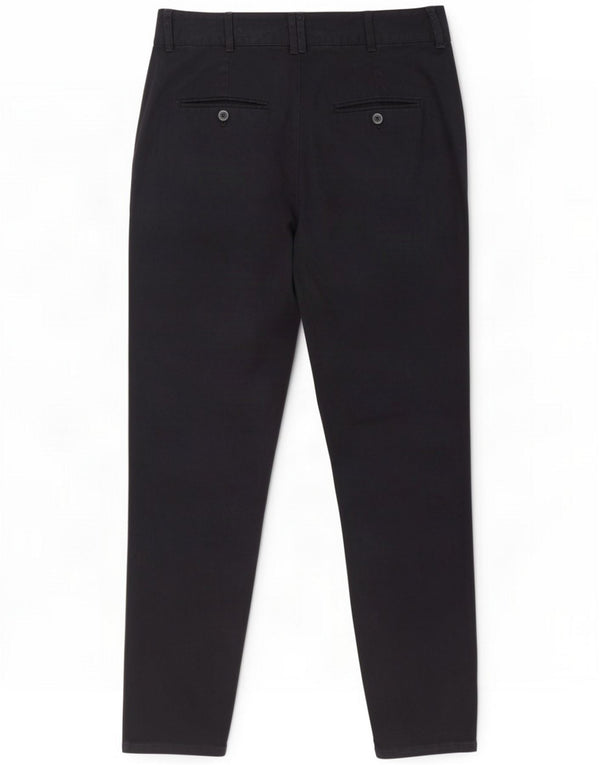 Zara Womens Skinny Chino Trousers Small W30 L27 Black Cotton
