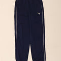 PUMA Mens Tracksuit Trousers Joggers Small Navy Blue Polyester