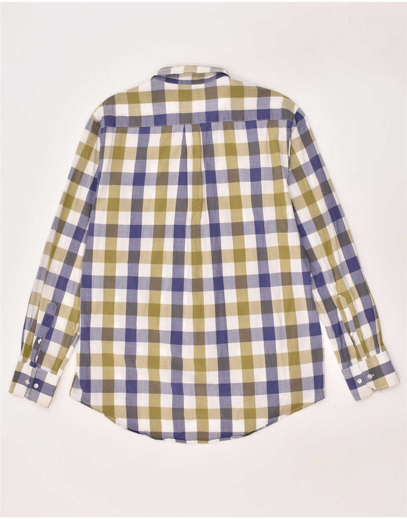 DACK'S Mens Regular Fit Shirt XL Blue Gingham Cotton Vintage Dack's and Second-Hand Dack's from Messina Hembry 