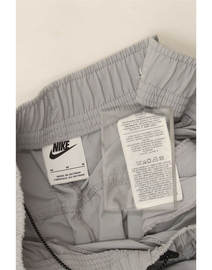 Nike Mens Graphic Cargo Tracksuit Trousers Joggers Medium Grey Nylon