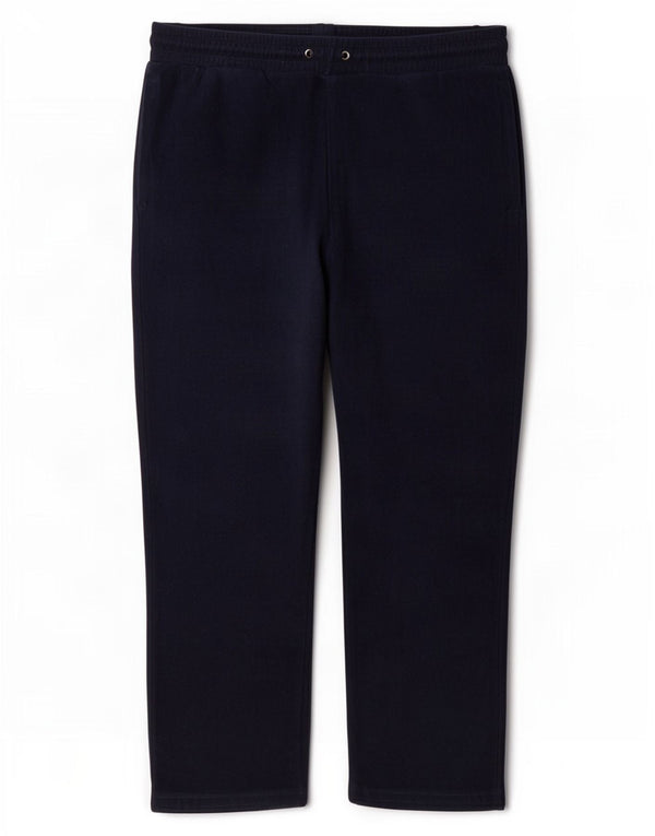 Marks & Spencer Mens Fleece Tracksuit Trousers Large Navy Blue Polyester