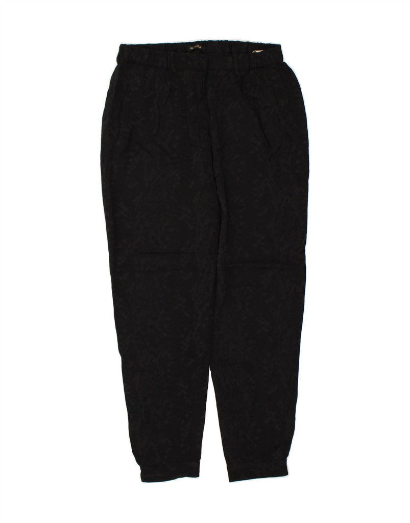 MASSIMO DUTTI Womens Tapered Casual Trousers EU 38 Medium W28 L28  Black | Vintage Massimo Dutti | Thrift | Second-Hand Massimo Dutti | Used Clothing | Messina Hembry 