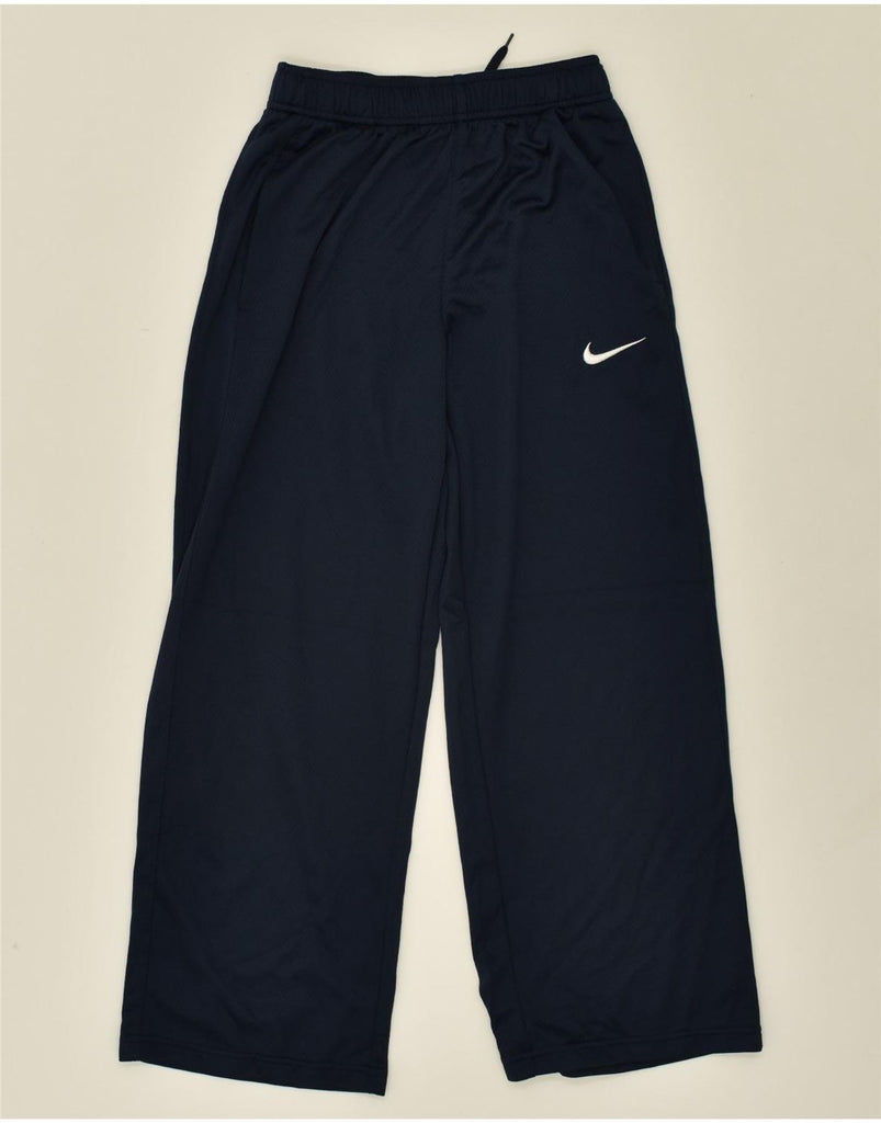 NIKE Girls Dri Fit Tracksuit Trousers 13-14 Years Large  Navy Blue | Vintage Nike | Thrift | Second-Hand Nike | Used Clothing | Messina Hembry 