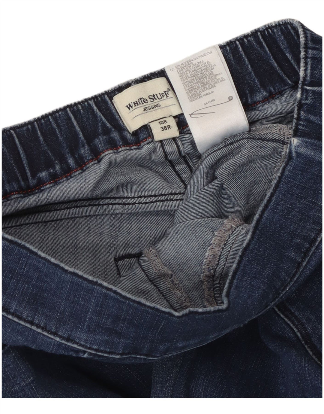 WHITE STUFF Womens Jegging Jeans UK 10 Small W28 L29  Blue Cotton
