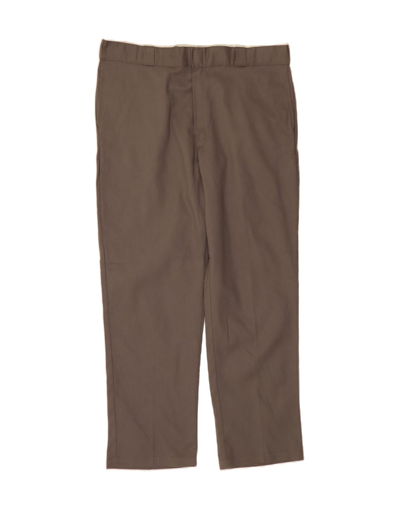 DICKIES Mens Straight Casual Trousers W40 L32 Grey Polyester Vintage Dickies and Second-Hand Dickies from Messina Hembry 