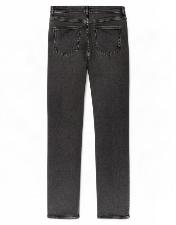 Cos Womens Mid Rise Slim Fit Straight Jeans W26 L30 Grey Cotton