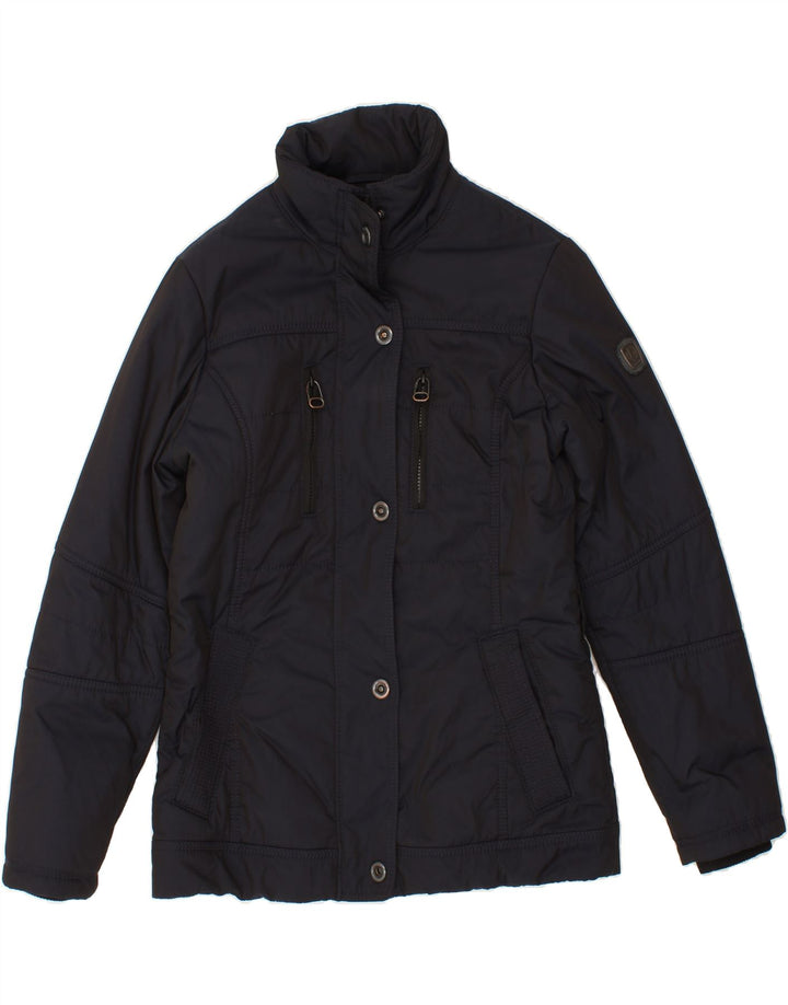 BUGATTI Womens Windbreaker Jacket EU 36 Small Navy Blue Polyamide Vintage Bugatti and Second-Hand Bugatti from Messina Hembry 