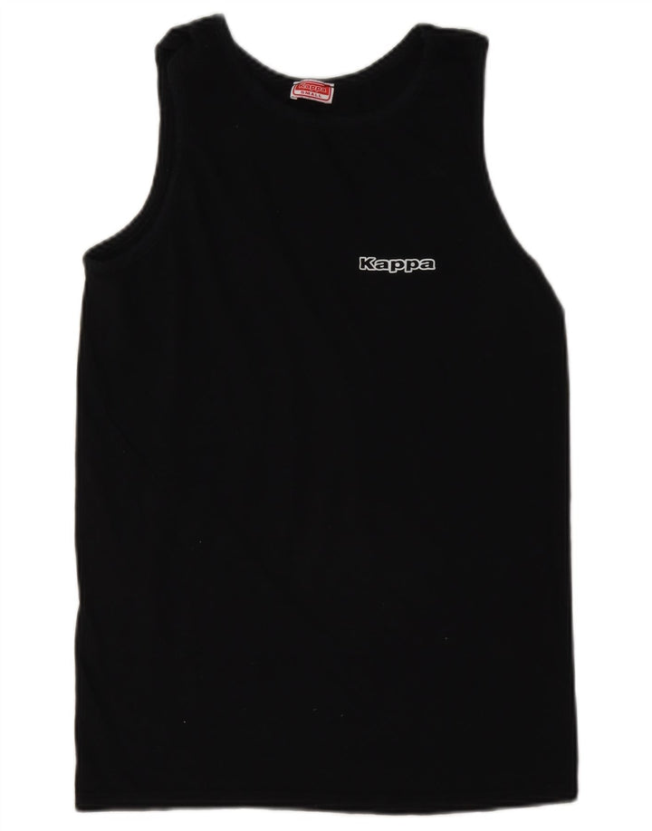 Kappa Womens Vest Top UK 10 Small Black