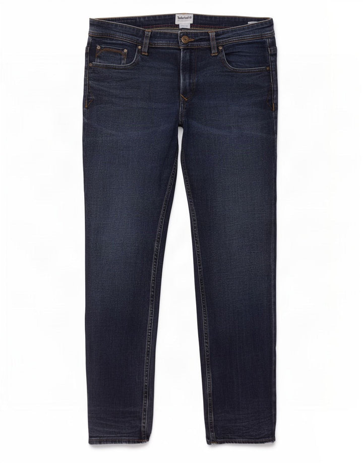 Timberland Mens Slim Jeans W36 L32 Blue Cotton