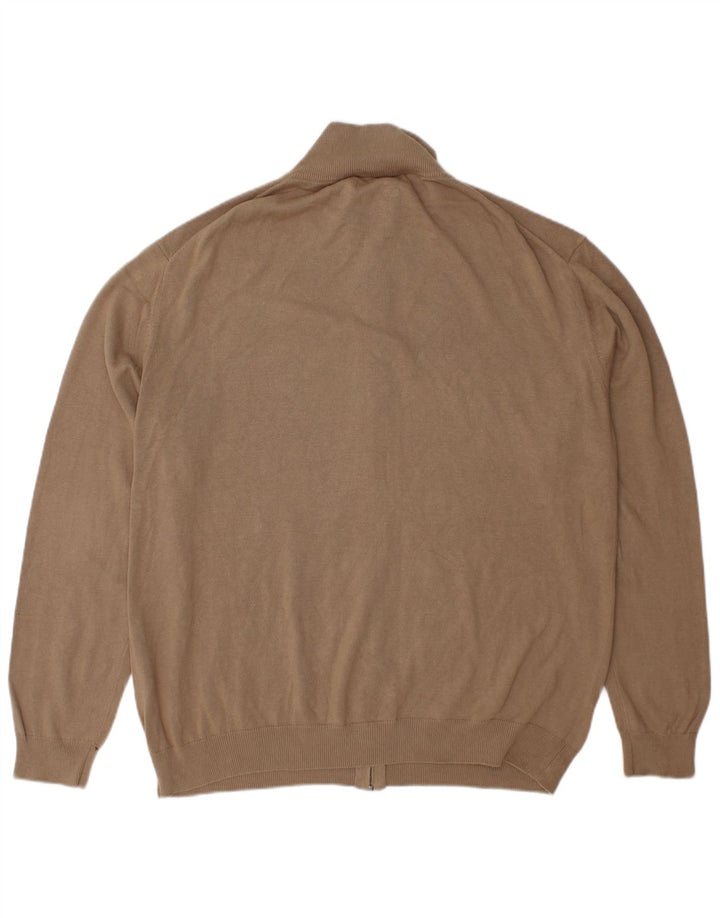 REPLAY Mens Cardigan Sweater XL Beige Cotton