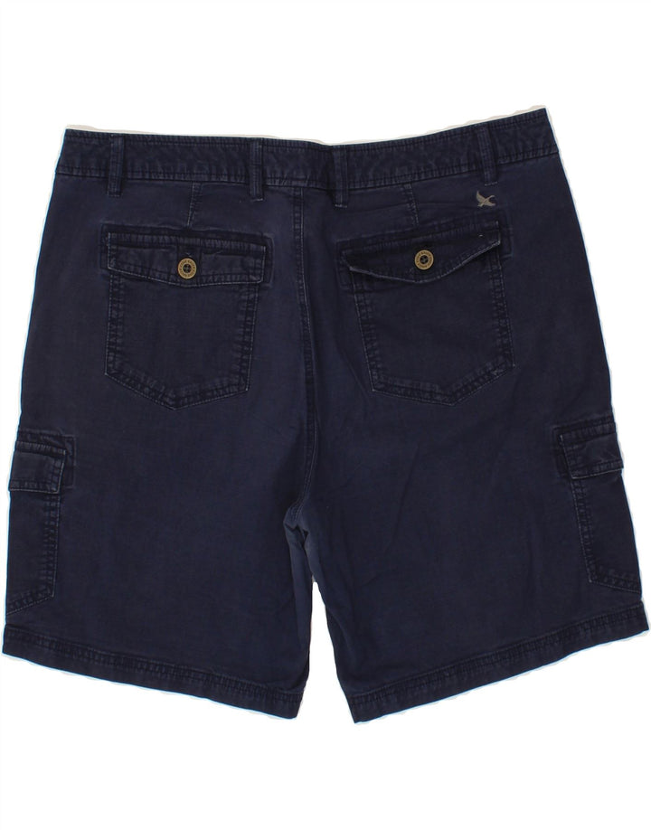 EDDIE BAUER Womens Cargo Shorts US 16 2XL W38 Navy Blue Cotton Vintage Eddie Bauer and Second-Hand Eddie Bauer from Messina Hembry 